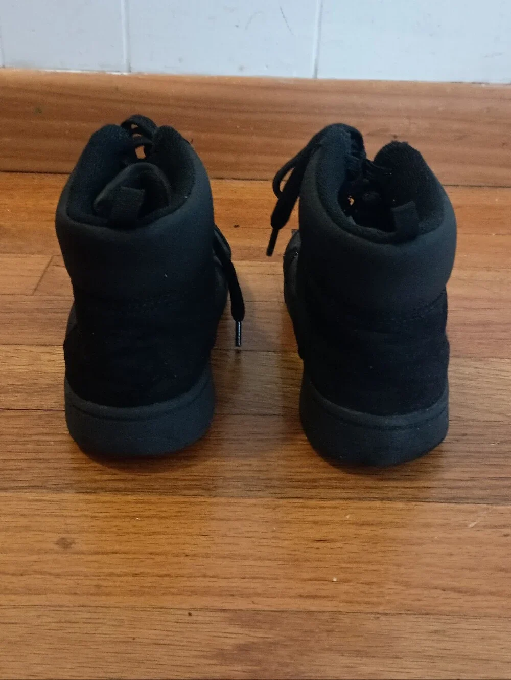 Gap Kids Black High-Top Sneakers - All-Black Casual Shoes 13